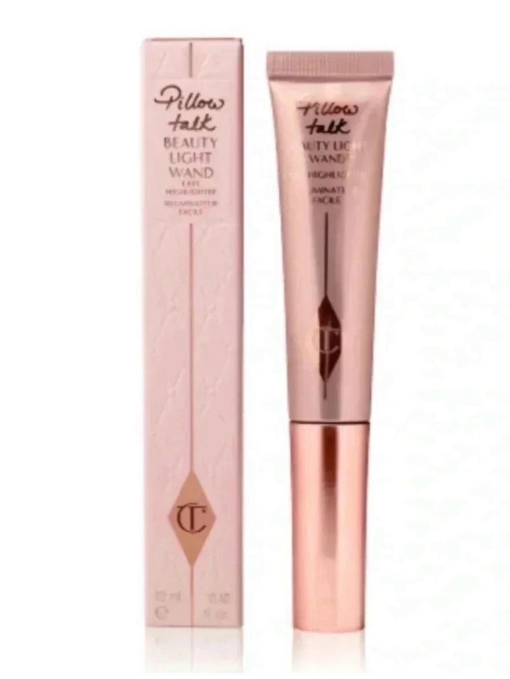 Charlotte Tilbury Pillow Talk Beauty Light Wand NIB .40 oz.